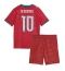 Portugal Bernardo Silva #10 Replika Hjemmedrakt Barn VM 2026 Kortermet (+ bukser)