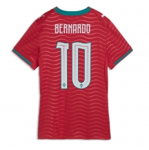 Portugal Bernardo Silva #10 Replika Hjemmedrakt Dame VM 2026 Kortermet