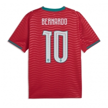 Portugal Bernardo Silva #10 Replika Hjemmedrakt VM 2026 Kortermet