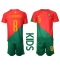 Portugal Bruno Fernandes #8 Replika Hjemmedrakt Barn VM 2022 Kortermet (+ bukser)