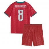 Portugal Bruno Fernandes #8 Replika Hjemmedrakt Barn VM 2026 Kortermet (+ bukser)