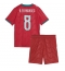 Portugal Bruno Fernandes #8 Replika Hjemmedrakt Barn VM 2026 Kortermet (+ bukser)