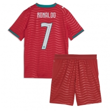 Portugal Cristiano Ronaldo #7 Replika Hjemmedrakt Barn VM 2026 Kortermet (+ bukser)