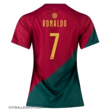Portugal Cristiano Ronaldo #7 Replika Hjemmedrakt Dame VM 2022 Kortermet