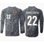 Portugal Diogo Costa #22 Keeper Replika Bortedrakt EM 2024 Langermet