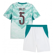 Portugal Diogo Dalot #5 Replika Bortedrakt Barn VM 2026 Kortermet (+ bukser)