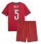 Portugal Diogo Dalot #5 Replika Hjemmedrakt Barn VM 2026 Kortermet (+ bukser)