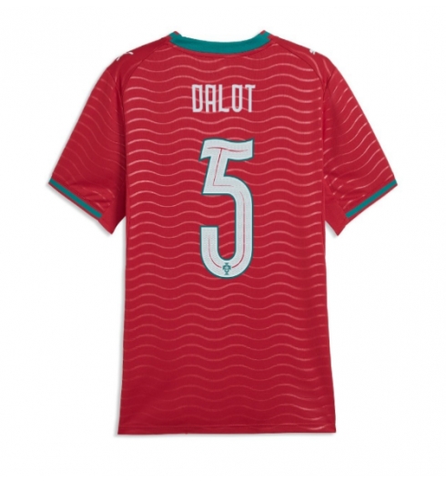 Portugal Diogo Dalot #5 Replika Hjemmedrakt Dame VM 2026 Kortermet Portugal Diogo Dalot #5 Replika Hjemmedrakt Dame VM 2026 Kortermet