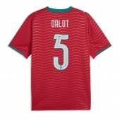 Portugal Diogo Dalot #5 Replika Hjemmedrakt VM 2026 Kortermet