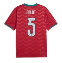 Portugal Diogo Dalot #5 Replika Hjemmedrakt VM 2026 Kortermet