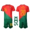 Portugal Joao Cancelo #20 Replika Hjemmedrakt Barn VM 2022 Kortermet (+ bukser)