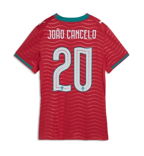 Portugal Joao Cancelo #20 Replika Hjemmedrakt Dame VM 2026 Kortermet Portugal Joao Cancelo #20 Replika Hjemmedrakt Dame VM 2026 Kortermet