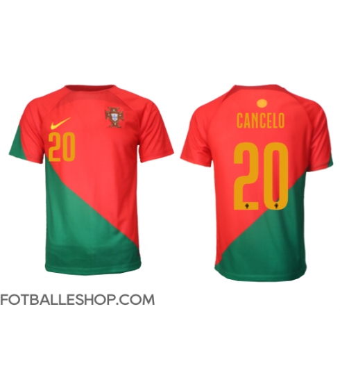 Portugal Joao Cancelo #20 Replika Hjemmedrakt VM 2022 Kortermet