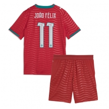 Portugal Joao Felix #11 Replika Hjemmedrakt Barn VM 2026 Kortermet (+ bukser)