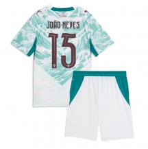 Portugal Joao Neves #15 Replika Bortedrakt Barn VM 2026 Kortermet (+ bukser)