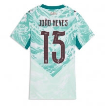 Portugal Joao Neves #15 Replika Bortedrakt Dame VM 2026 Kortermet
