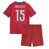 Portugal Joao Neves #15 Replika Hjemmedrakt Barn VM 2026 Kortermet (+ bukser)
