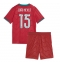 Portugal Joao Neves #15 Replika Hjemmedrakt Barn VM 2026 Kortermet (+ bukser)