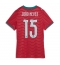 Portugal Joao Neves #15 Replika Hjemmedrakt Dame VM 2026 Kortermet