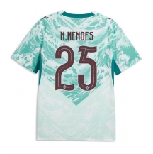 Portugal Nuno Mendes #25 Replika Bortedrakt VM 2026 Kortermet