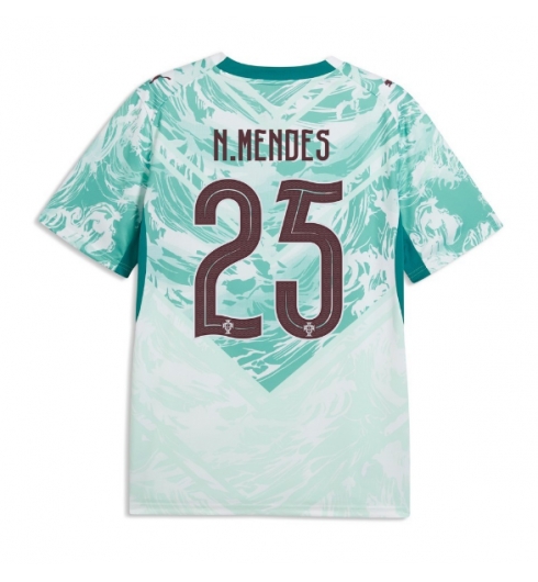 Portugal Nuno Mendes #25 Replika Bortedrakt VM 2026 Kortermet Portugal Nuno Mendes #25 Replika Bortedrakt VM 2026 Kortermet