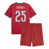 Portugal Nuno Mendes #25 Replika Hjemmedrakt Barn VM 2026 Kortermet (+ bukser)