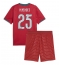 Portugal Nuno Mendes #25 Replika Hjemmedrakt Barn VM 2026 Kortermet (+ bukser)