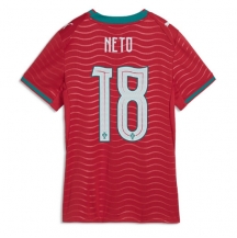 Portugal Pedro Neto #18 Replika Hjemmedrakt Dame VM 2026 Kortermet