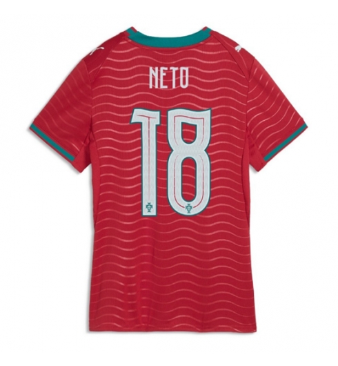 Portugal Pedro Neto #18 Replika Hjemmedrakt Dame VM 2026 Kortermet Portugal Pedro Neto #18 Replika Hjemmedrakt Dame VM 2026 Kortermet