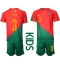 Portugal Pepe #3 Replika Hjemmedrakt Barn VM 2022 Kortermet (+ bukser)