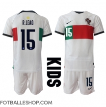 Portugal Rafael Leao #15 Replika Bortedrakt Barn VM 2022 Kortermet (+ bukser)