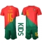 Portugal Rafael Leao #15 Replika Hjemmedrakt Barn VM 2022 Kortermet (+ bukser)