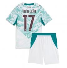 Portugal Rafael Leao #17 Replika Bortedrakt Barn VM 2026 Kortermet (+ bukser)