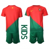Portugal Replika Hjemmedrakt Barn VM 2022 Kortermet (+ bukser)