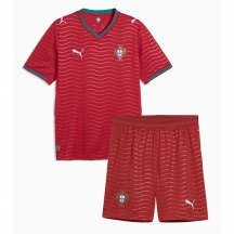 Portugal Replika Hjemmedrakt Barn VM 2026 Kortermet (+ bukser)