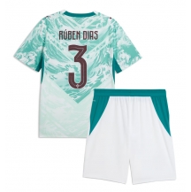 Portugal Ruben Dias #3 Replika Bortedrakt Barn VM 2026 Kortermet (+ bukser)