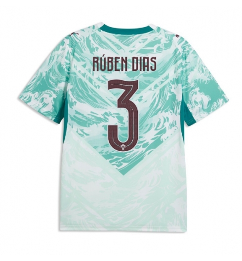 Portugal Ruben Dias #3 Replika Bortedrakt VM 2026 Kortermet Portugal Ruben Dias #3 Replika Bortedrakt VM 2026 Kortermet