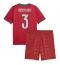 Portugal Ruben Dias #3 Replika Hjemmedrakt Barn VM 2026 Kortermet (+ bukser)