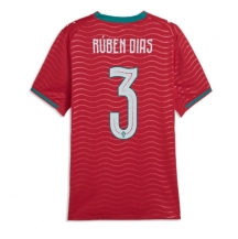 Portugal Ruben Dias #3 Replika Hjemmedrakt Dame VM 2026 Kortermet