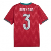 Portugal Ruben Dias #3 Replika Hjemmedrakt VM 2026 Kortermet