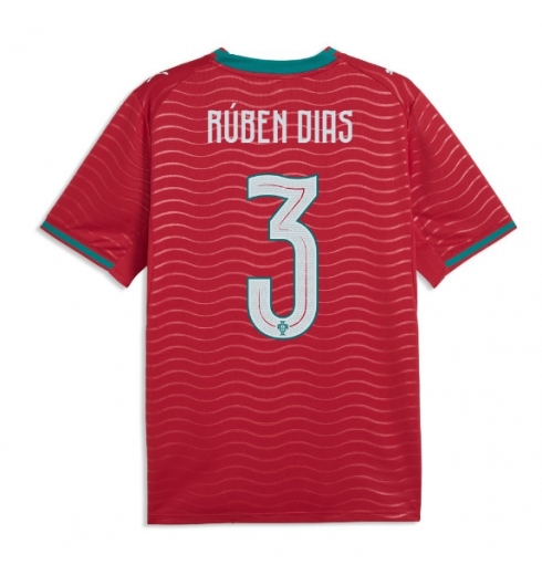 Portugal Ruben Dias #3 Replika Hjemmedrakt VM 2026 Kortermet Portugal Ruben Dias #3 Replika Hjemmedrakt VM 2026 Kortermet