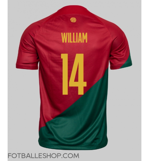 Portugal William Carvalho #14 Replika Hjemmedrakt VM 2022 Kortermet