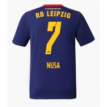 RB Leipzig Antonio Nusa #7 Replika Bortedrakt 2025-26 Kortermet
