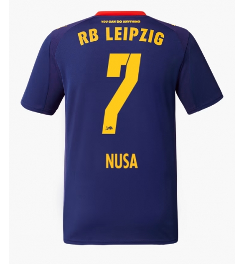 RB Leipzig Antonio Nusa #7 Replika Bortedrakt 2025-26 Kortermet RB Leipzig Antonio Nusa #7 Replika Bortedrakt 2025-26 Kortermet