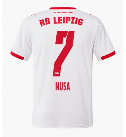 RB Leipzig Antonio Nusa #7 Replika Hjemmedrakt 2025-26 Kortermet RB Leipzig Antonio Nusa #7 Replika Hjemmedrakt 2025-26 Kortermet