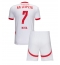 RB Leipzig Antonio Nusa #7 Replika Hjemmedrakt Barn 2024-25 Kortermet (+ bukser)