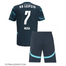 RB Leipzig Antonio Nusa #7 Replika Tredjedrakt Barn 2024-25 Kortermet (+ bukser)