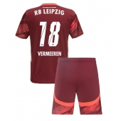 RB Leipzig Arthur Vermeeren #18 Replika Bortedrakt Barn 2024-25 Kortermet (+ bukser)