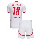 RB Leipzig Arthur Vermeeren #18 Replika Hjemmedrakt Barn 2024-25 Kortermet (+ bukser)
