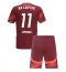 RB Leipzig Lois Openda #11 Replika Bortedrakt Barn 2024-25 Kortermet (+ bukser)